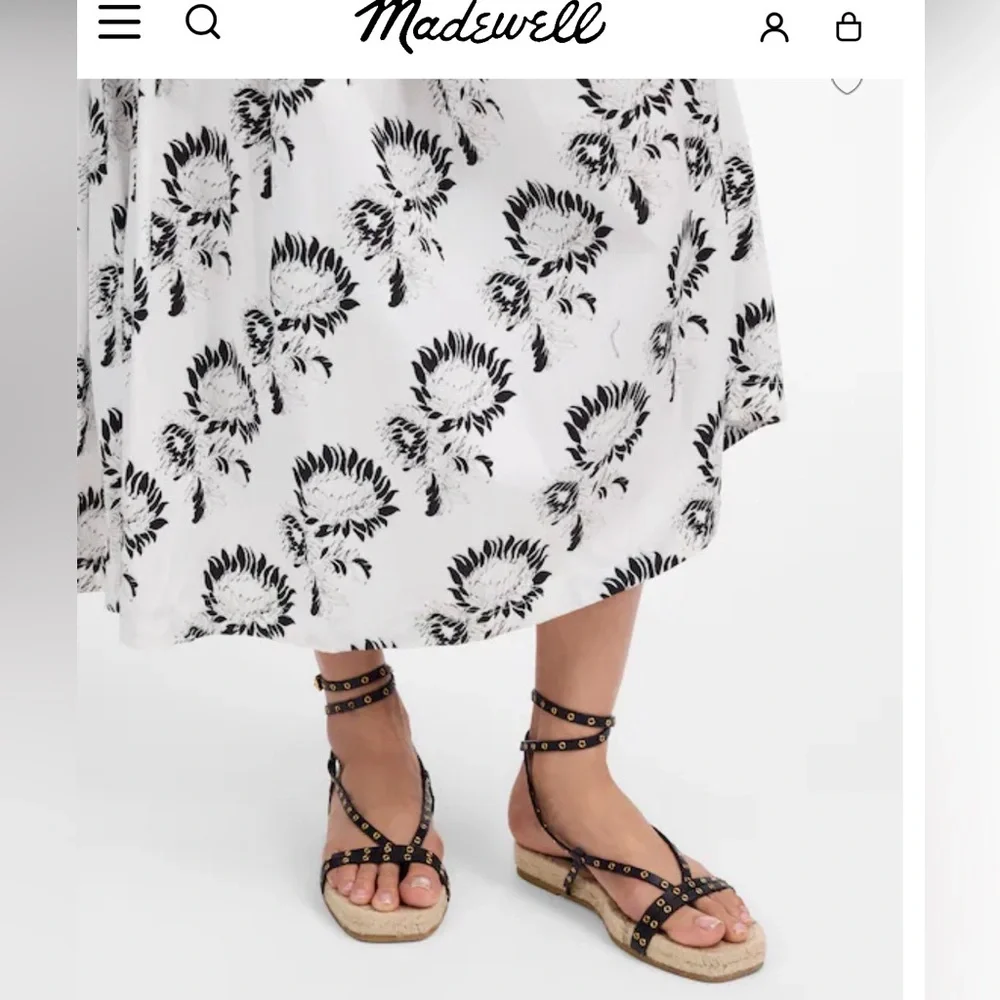 Madewell The Mira Espadrille Thong Sandal